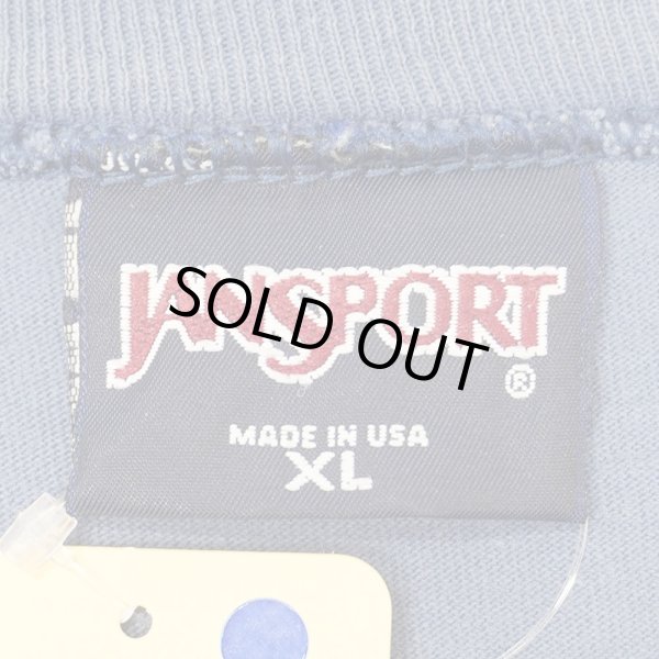画像3: 90's JANSPORT 両面プリントTシャツ "MADE IN USA / FADE BLUE" (3)