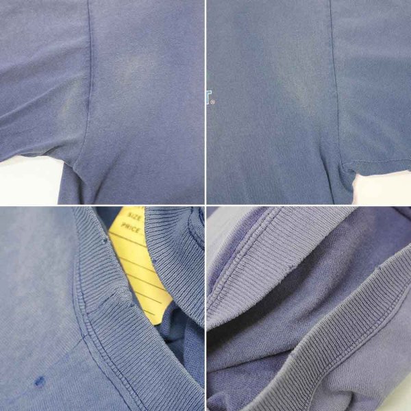 画像4: 90's JANSPORT 両面プリントTシャツ "MADE IN USA / FADE BLUE" (4)