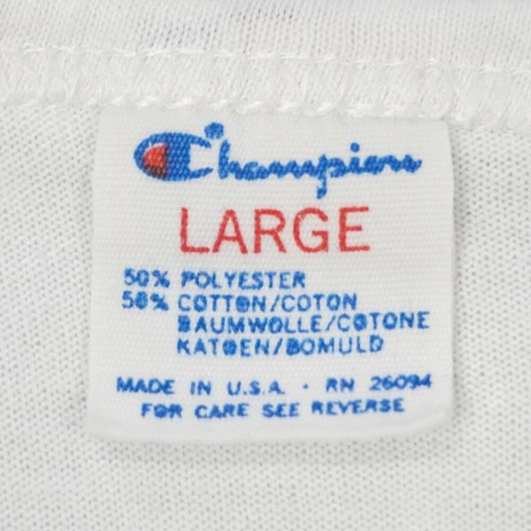 画像2: 80's Champion ヘンリーネック ベースボールTシャツ "MADE IN USA" (2)