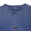 画像3: 00's Polo Ralph Lauren ヘンリーネック カットソー "Indigo Dye" (3)