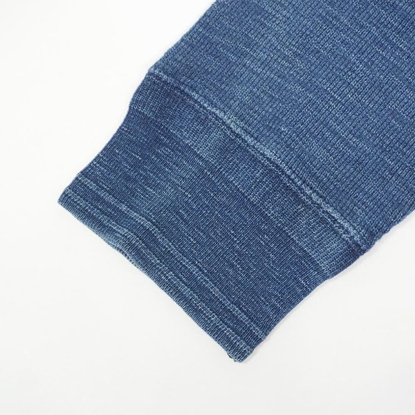 画像4: 00's Polo Ralph Lauren ヘンリーネック カットソー "Indigo Dye" (4)
