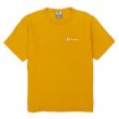 画像1: 90's Champion スプリクトロゴTシャツ “MADE IN USA / MUSTARD" (1)