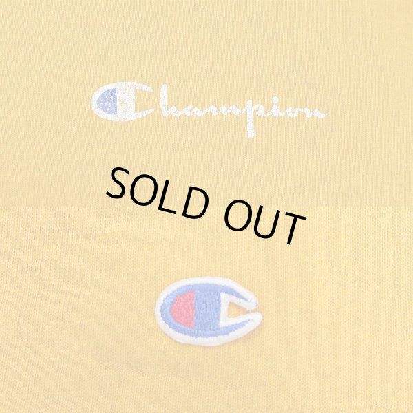 画像3: 90's Champion スプリクトロゴTシャツ “MADE IN USA / MUSTARD" (3)