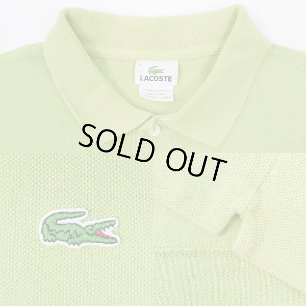 画像3: 00's LACOSTE ポロシャツ "DESIGNED IN FRANCE" (3)