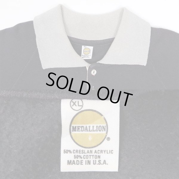 画像3: 80's MEDALLION ポロスウェット "MADE IN USA" (3)
