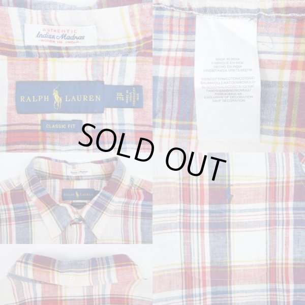 画像3: POLO Ralph Lauren S/S プルオーバーシャツ “Indian Madras” (3)