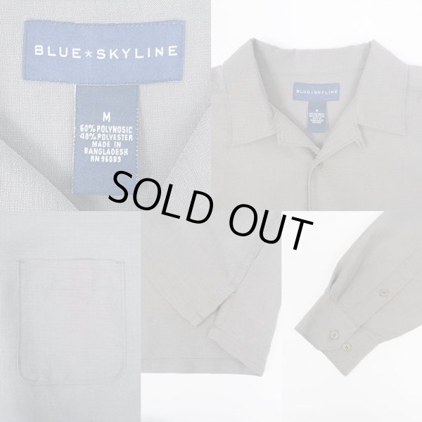 画像3: 90's BLUE SKYLINE オープンカラーシャツ (3)