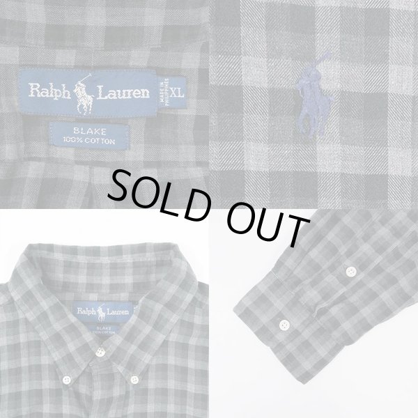 画像3: 90's Polo Ralph Lauren ボタンダウンシャツ "BLAKE" (3)