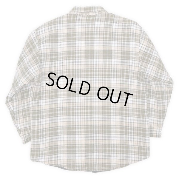 画像2: 90's BASIC EDITIONS キルティングライナー ネルシャツ (2)