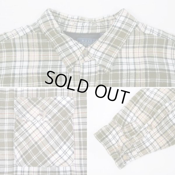 画像4: 90's BASIC EDITIONS キルティングライナー ネルシャツ (4)