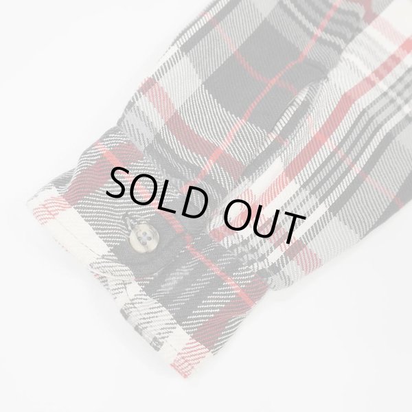 画像4: 90's ST.JOHN'S BAY ヘビーネルシャツ "BIG MAC FLANNEL / BLACK Plaid" (4)