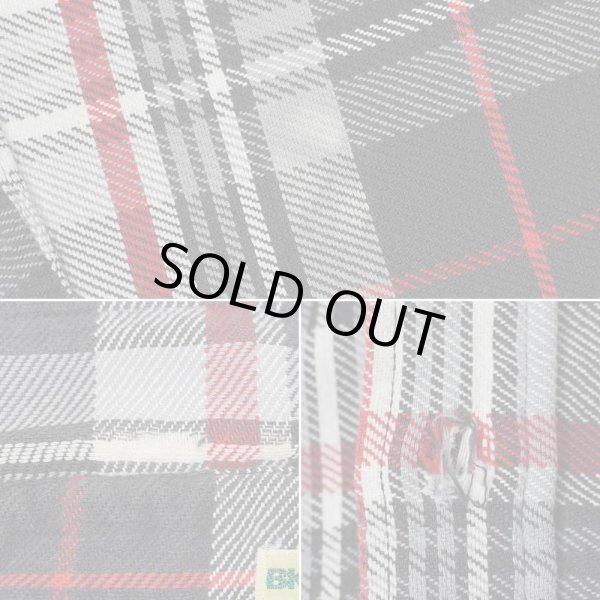 画像5: 90's ST.JOHN'S BAY ヘビーネルシャツ "BIG MAC FLANNEL / BLACK Plaid" (5)