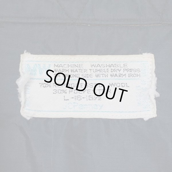 画像2: 70's JC PENNEY オープンカラー ウールシャツ “Ombre Plaid” (2)