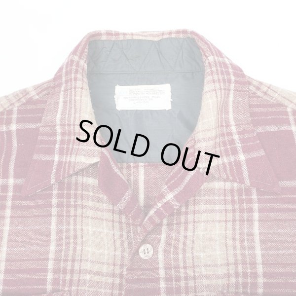 画像3: 70's JC PENNEY オープンカラー ウールシャツ “Ombre Plaid” (3)