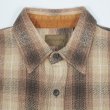 画像3: Late 90's ST JOHN'S BAY ヘビーネルシャツ "BROWN×BEIGE OMBRE PLAID" (3)