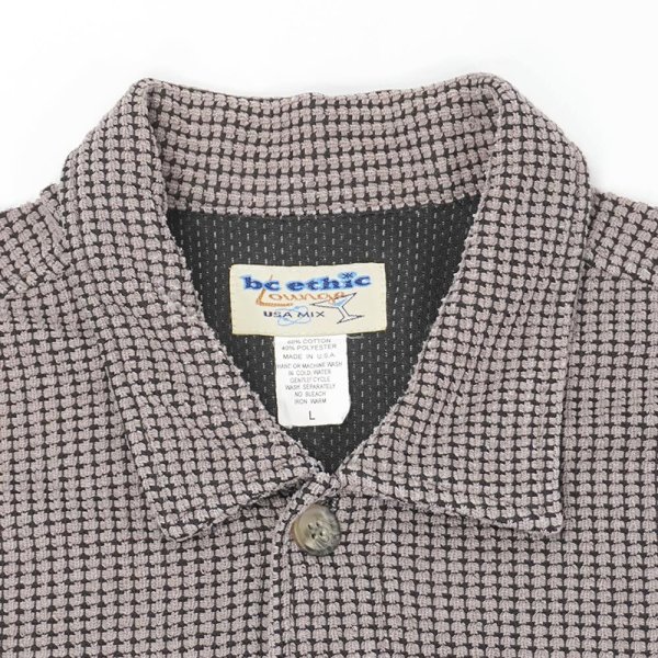 画像3: 90's bc ethic Lounge レギュラーカラー ボックスシャツ "MADE IN USA" (3)