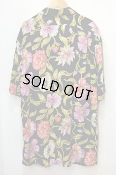 画像2: 90's POLO Ralph Lauren レーヨンハワイアンシャツ “BLACK / CRAYTON” (2)