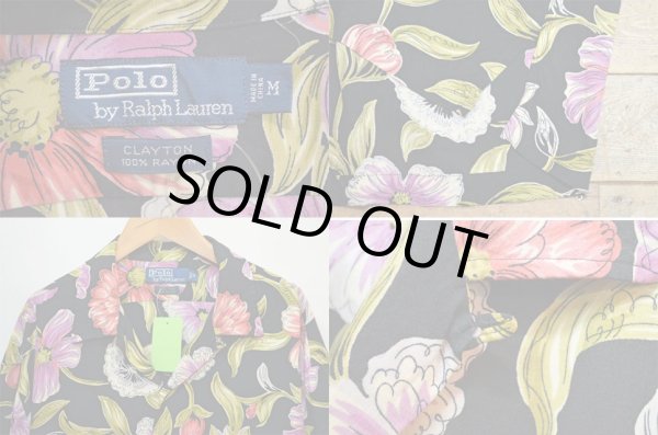 画像3: 90's POLO Ralph Lauren レーヨンハワイアンシャツ “BLACK / CRAYTON” (3)