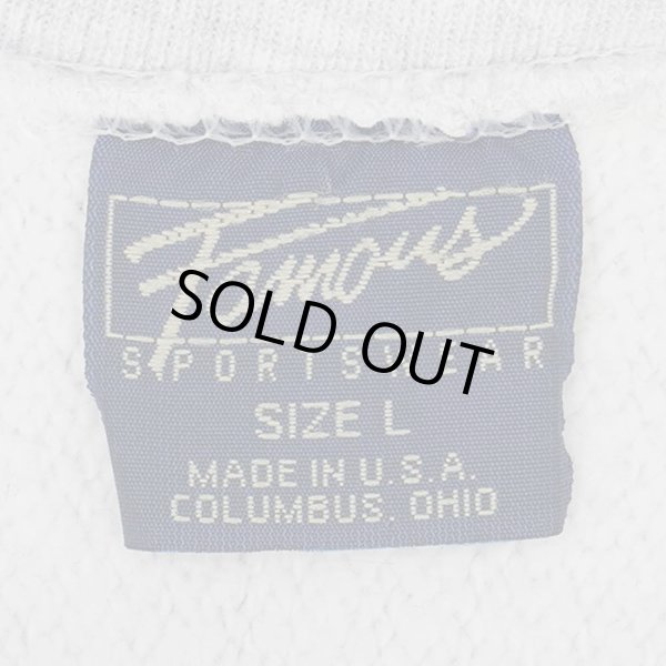 画像2: 90's Famous Sportswear リバースウィーブタイプ スウェット "MADE IN USA" (2)