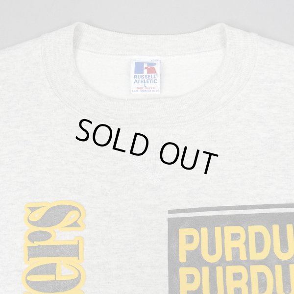 画像3: 90's RUSSELL カレッジプリントスウェット "MADE IN USA" (3)