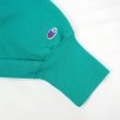 画像3: 90's Champion リバースウィーブ スウェット "目無し / EMERALD / MADE IN USA" (3)