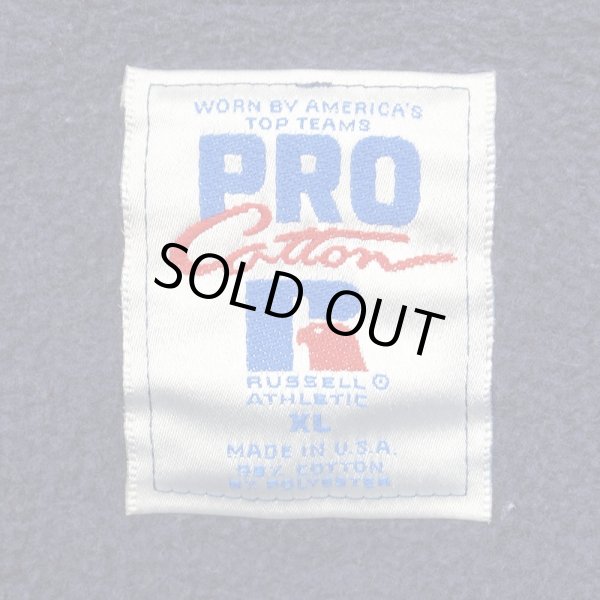 画像2: 90's RUSSELL カレッジプリント スウェット "MADE IN USA / PRO COTTON" (2)