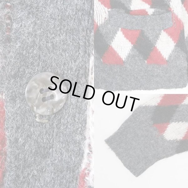 画像3: 60's ARROW アーガイル柄 アクリルカーディガン "ARGYLE PARK" (3)