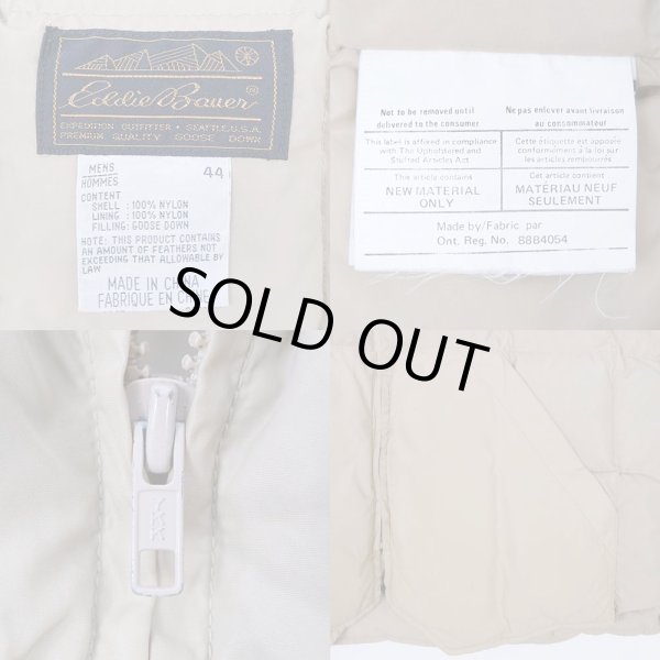 画像3: 90's Eddie Bauer ダウンベスト "黒タグ" (3)