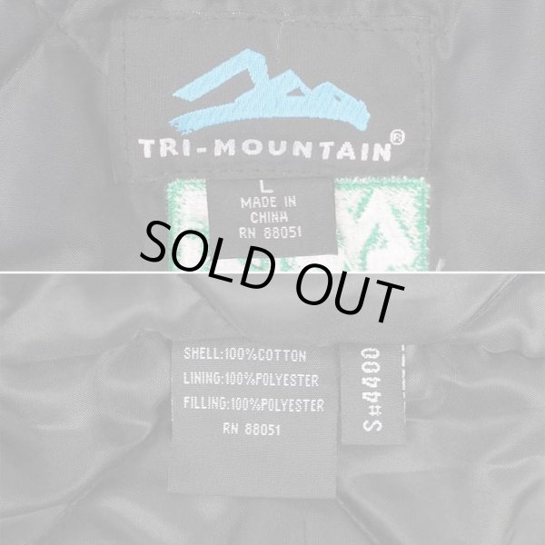 画像3: 00's Tri Mountain ダックベスト "企業ロゴ刺繍" (3)