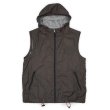 画像1: 00's OLD GAP ナイロンフーディーベスト "BROWN" (1)
