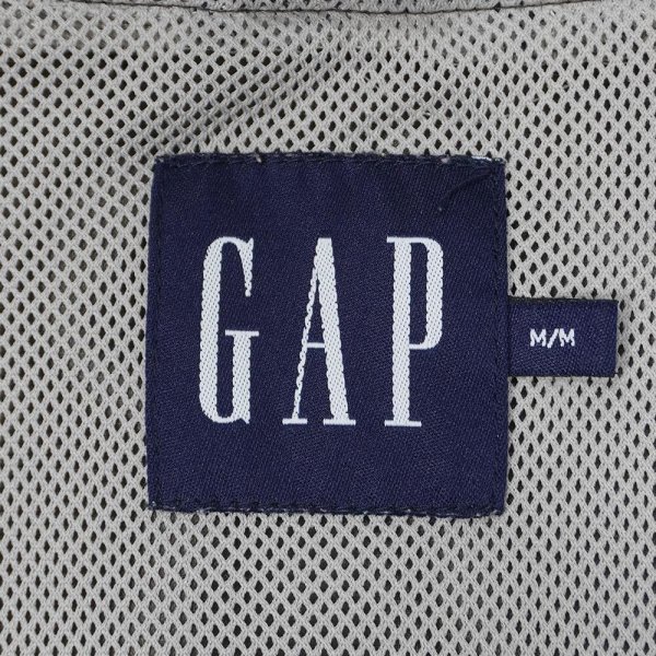 画像2: 00's OLD GAP ナイロンフーディーベスト "BROWN" (2)