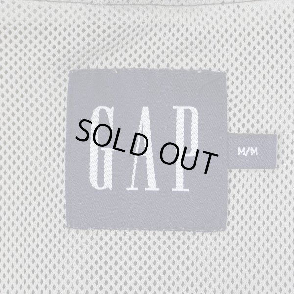 画像2: 00's OLD GAP ナイロンフーディーベスト "BROWN" (2)