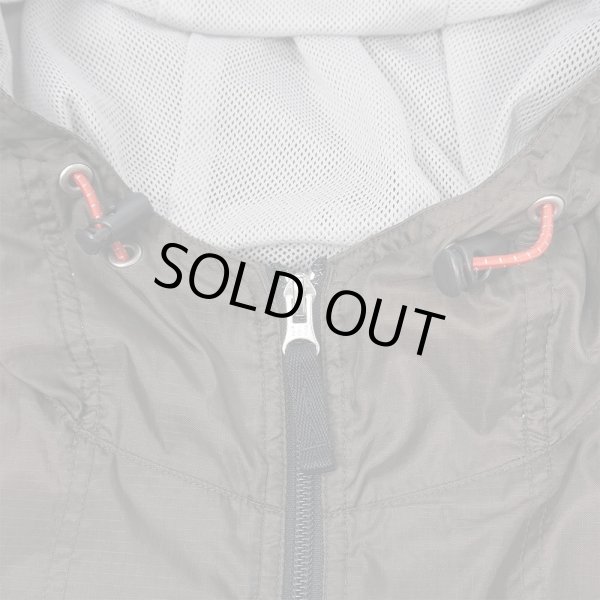 画像3: 00's OLD GAP ナイロンフーディーベスト "BROWN" (3)