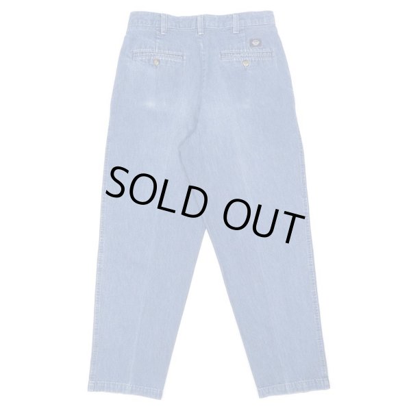 画像2: 90's DOCKERS 2タック デニムチノトラウザー (2)