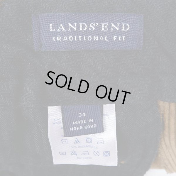 画像3: 00's LANDS' END 2タック 太畝コーデュロイトラウザー (3)