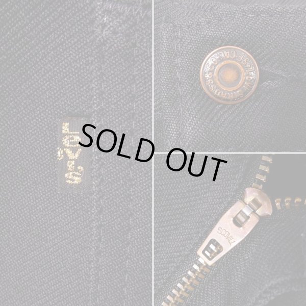 画像4: 90's Levi's 10517-6159 ブーツカットパンツ "BLACK / MADE IN USA" (4)