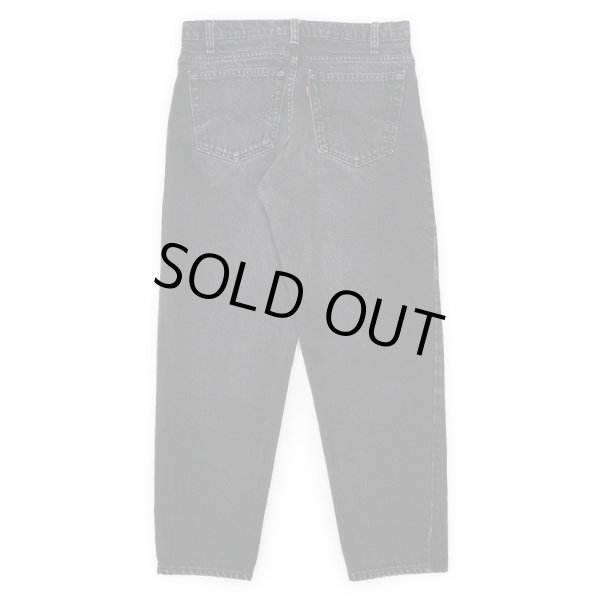 画像2: 90's Levi's 550 ブラックデニムパンツ "MADE IN CANADA / W33 L30" (2)