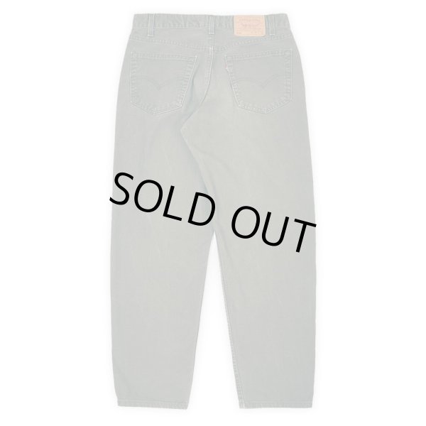 画像2: Early 00's Levi's 550 カラーデニムパンツ "OLIVE / MADE IN USA" (2)