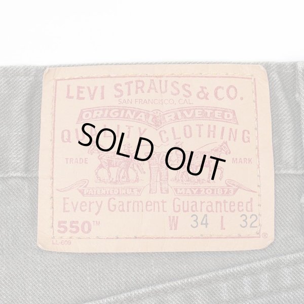 画像3: Early 00's Levi's 550 カラーデニムパンツ "OLIVE / MADE IN USA" (3)