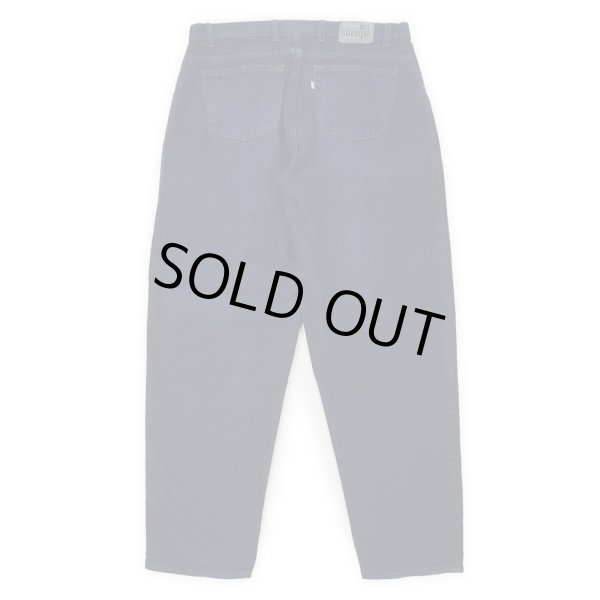 画像2: 90's Levi's SilverTab 1タック カラーデニムパンツ "Baggy / MADE IN USA" (2)