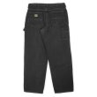 画像2: 90-00's Lee DUNGAREES ブラックデニム ペインターパンツ "W34 L30" (2)
