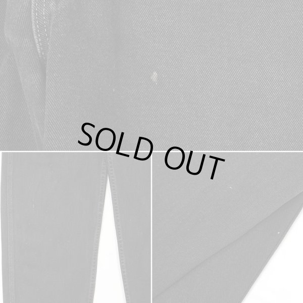 画像4: 90-00's Lee DUNGAREES ブラックデニム ペインターパンツ "W34 L30" (4)