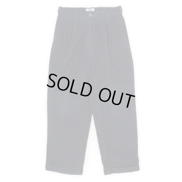 画像1: 90's OLD NAVY 2タック 太畝コーデュロイトラウザー "W33 L30" (1)