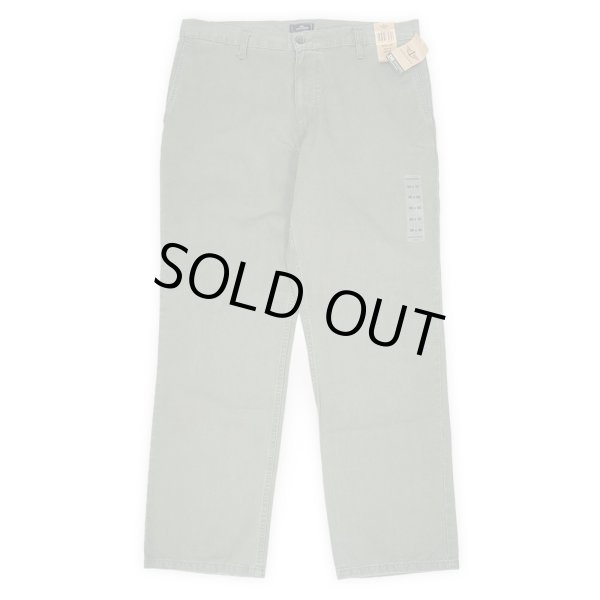 画像1: 00's DOCKERS ノータック チノトラウザー "W36 L30 / OLIVE / DEADSTOCK" (1)