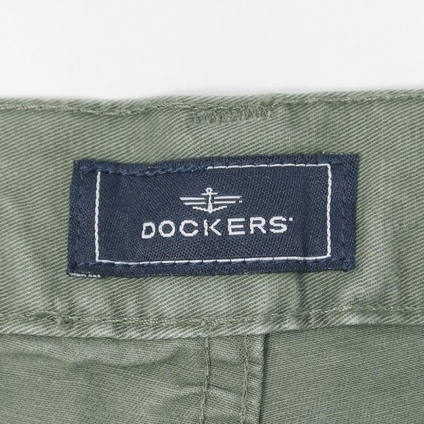画像3: 00's DOCKERS ノータック チノトラウザー "W36 L30 / OLIVE / DEADSTOCK" (3)