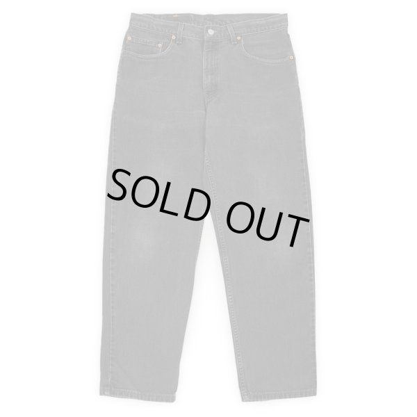 画像1: 00's Levi's 550 ブラックデニムパンツ "MADE IN USA / W34 L30" (1)