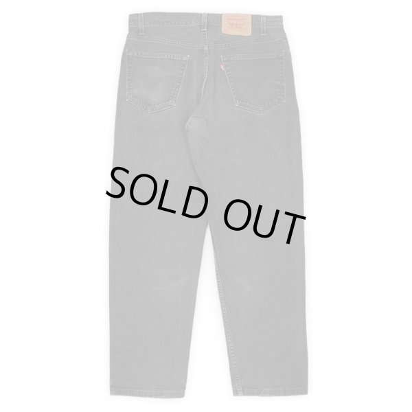画像2: 00's Levi's 550 ブラックデニムパンツ "MADE IN USA / W34 L30" (2)