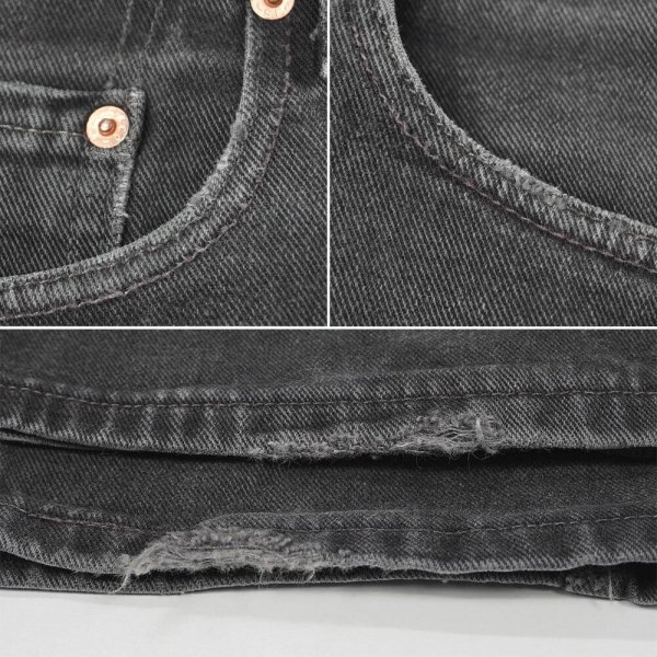 画像5: 00's Levi's 550 ブラックデニムパンツ "MADE IN USA / W34 L30" (5)