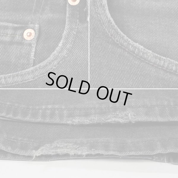 画像5: 00's Levi's 550 ブラックデニムパンツ "MADE IN USA / W34 L30" (5)