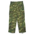 画像2: 60's US.ARMY グリーンリーフカモ ジャングルファティーグパンツ "Non Rip Poplin / MEDIUM-REGULAR" (2)